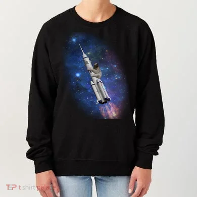 Sloth In Space Rocket ship Women's Sweatshirt