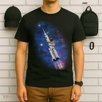 Sloth In Space Rocket ship T-Shirt thumb 6
