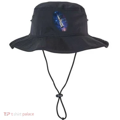 Sloth In Space Rocket ship Bucket Hat