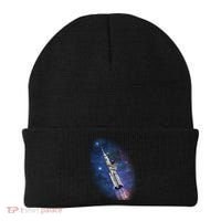 Sloth In Space Rocket ship Beanie thumb 0