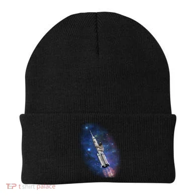 Sloth In Space Rocket ship Beanie