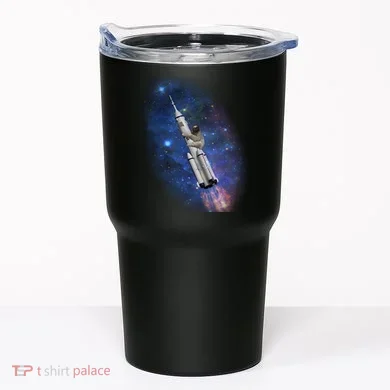 Sloth In Space Rocket ship Tumbler