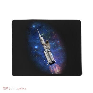 Sloth In Space Rocket ship Mousepad