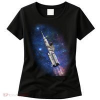 Sloth In Space Rocket ship Women's T-Shirt thumb 0