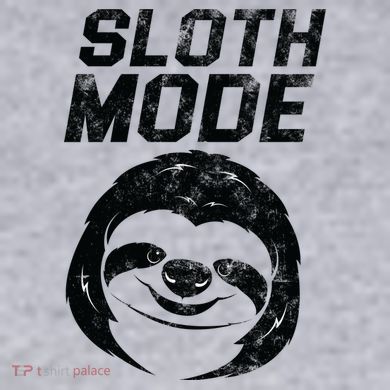 Sloth Mode Women's Racerback Cropped Tank