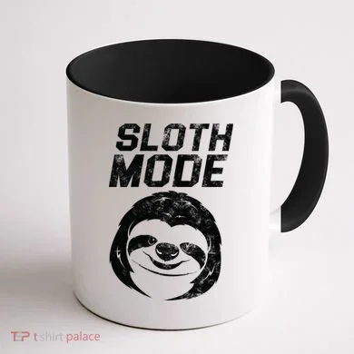Sloth Mode Coffee Mug back