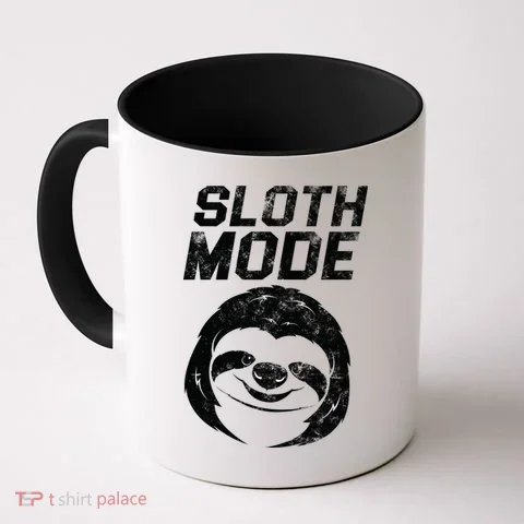 Sloth Mode Coffee Mug in the selected color
