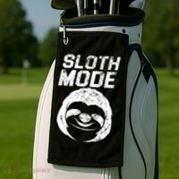 Sloth Mode Golf Towel thumb 2