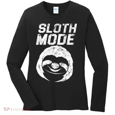 Sloth Mode Women's Long Sleeve Shirt