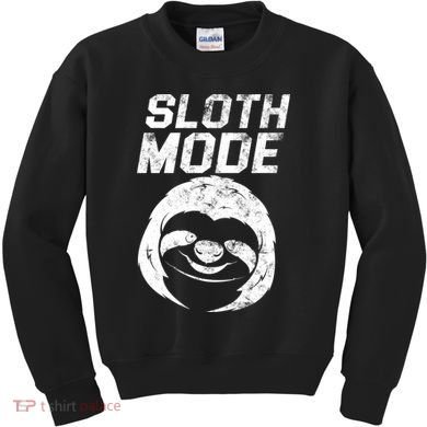 Sloth Mode Kids Sweatshirt