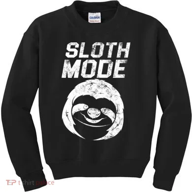 Sloth Mode Kids Sweatshirt