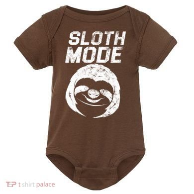 Sloth Mode Baby Bodysuit