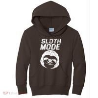 Sloth Mode Kids Hoodie thumb 0