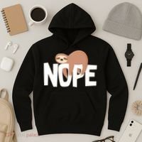 Sloth Nope Hoodie thumb 3