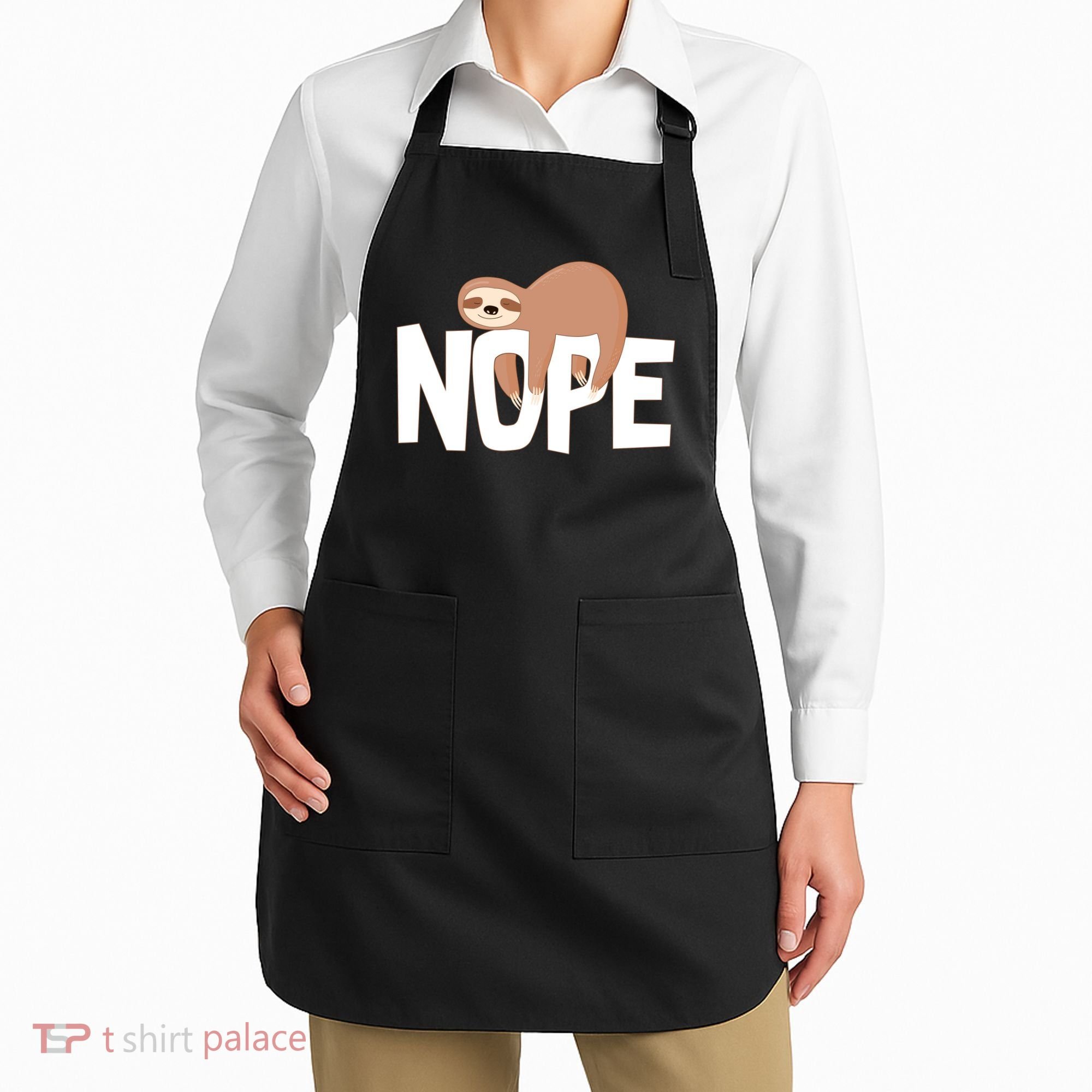 Sloth Nope Apron