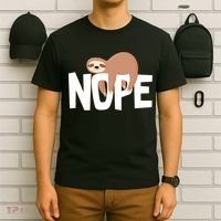 Sloth Nope T-Shirt thumb 6