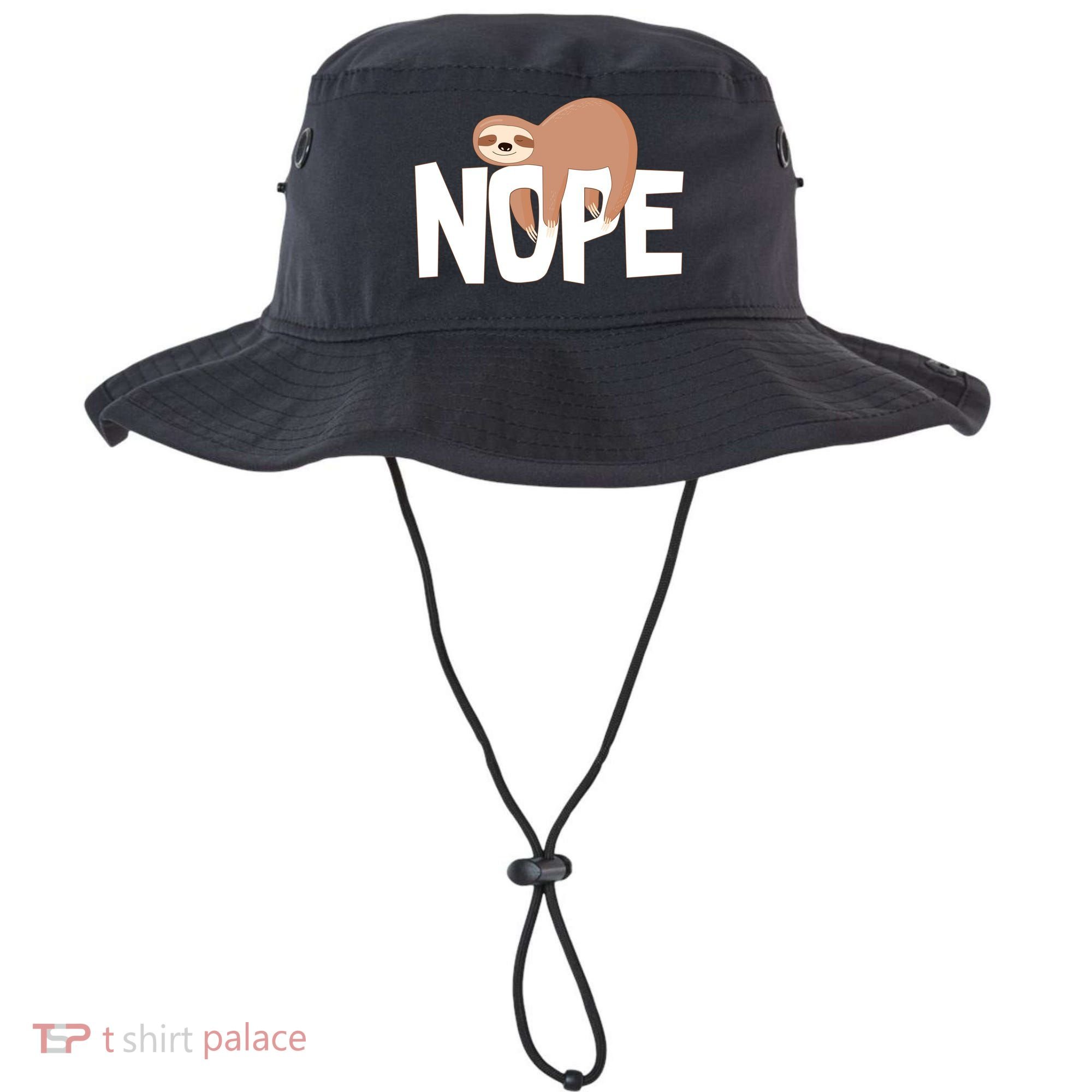 Sloth Nope Bucket Hat