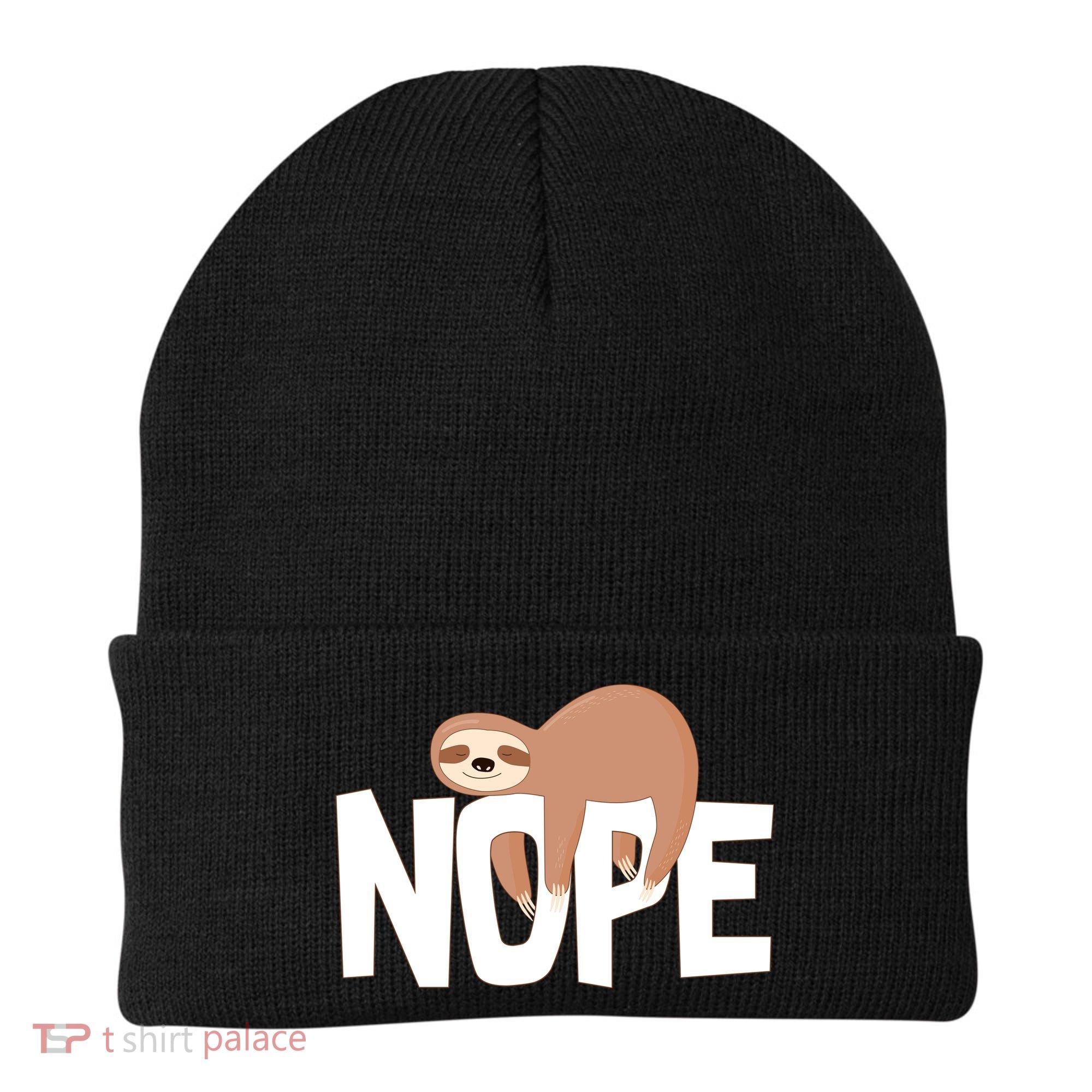 Sloth Nope Beanie