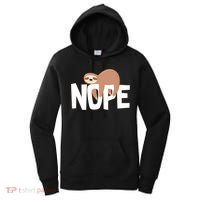 Sloth Nope Women's Hoodie thumb 0