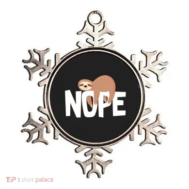 Sloth Nope Ornament