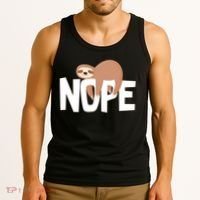 Sloth Nope Tank Top thumb 3