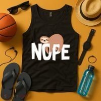Sloth Nope Tank Top thumb 4