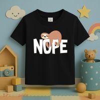 Sloth Nope Toddler T-Shirt thumb 3