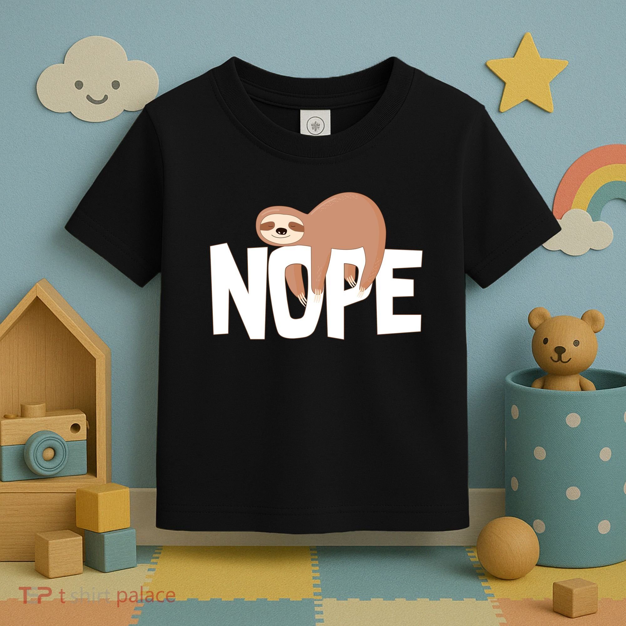 Sloth Nope Toddler T-Shirt