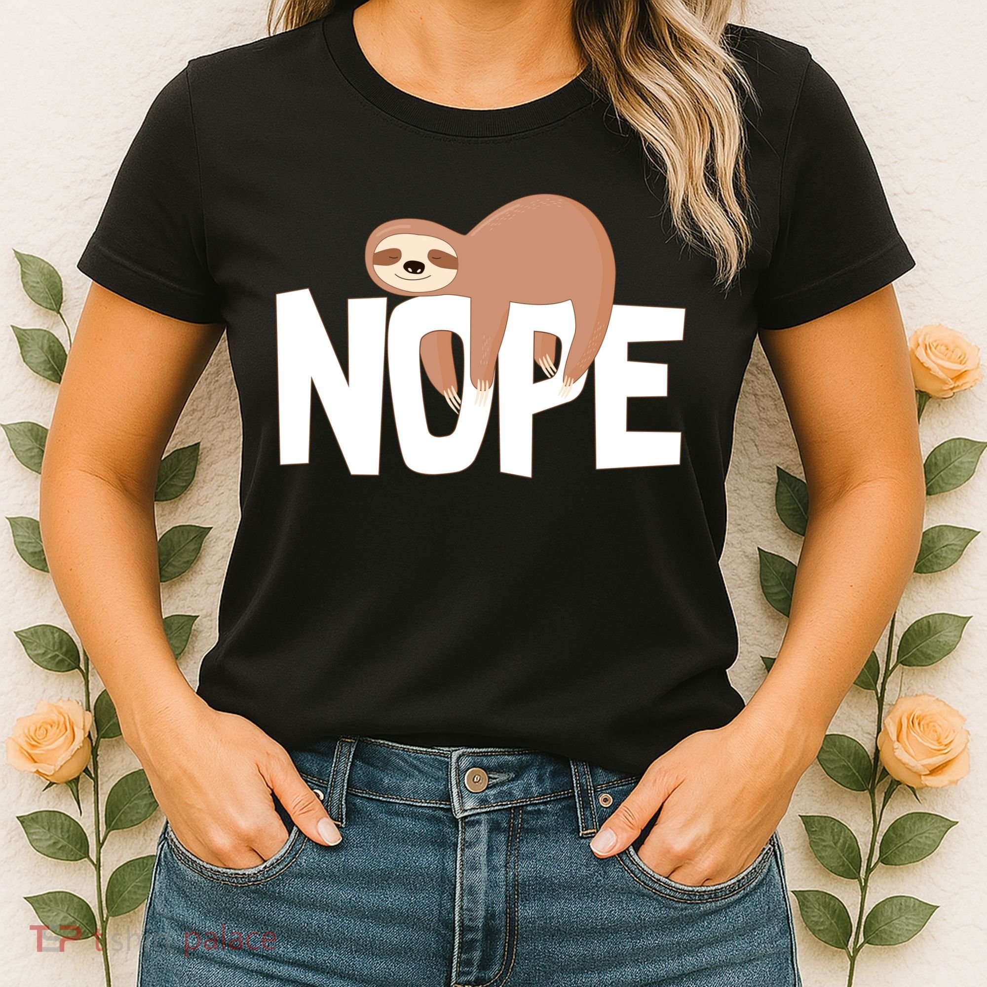 Sloth Nope Women's T-Shirt