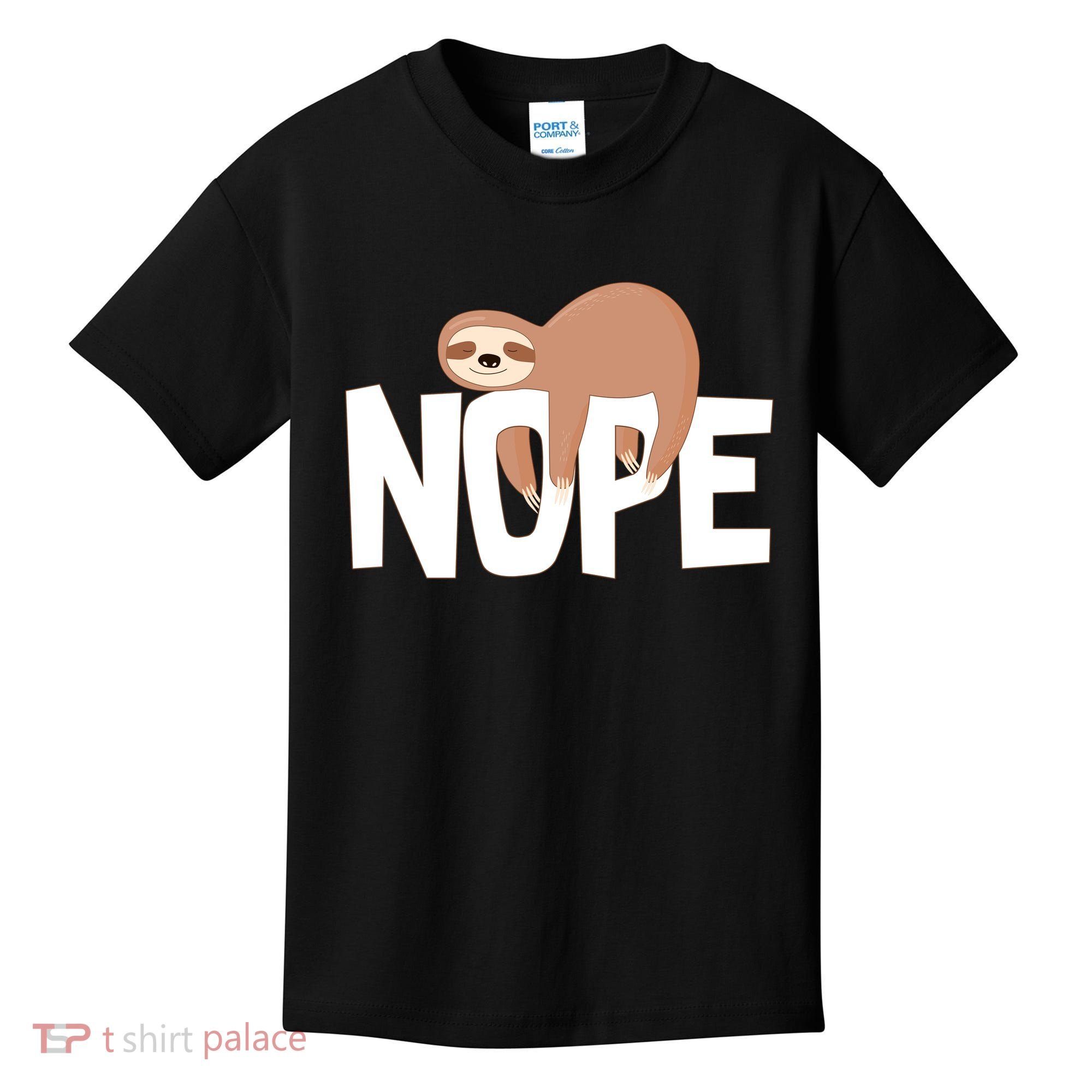 Sloth Nope Kids T-Shirt
