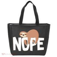 Sloth Nope Tote Bag thumb 0