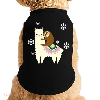 Sloth Riding Llama Doggie Tank
