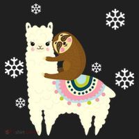 Sloth Riding Llama Tumbler thumb 3