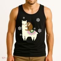 Sloth Riding Llama Tank Top thumb 3