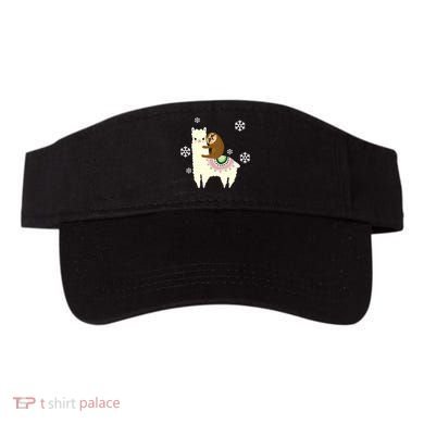 Sloth Riding Llama Visor