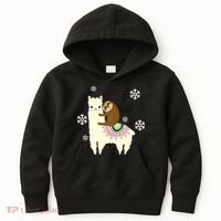 Sloth Riding Llama Kids Hoodie thumb 0