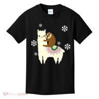 Sloth Riding Llama Kids T-Shirt thumb 0