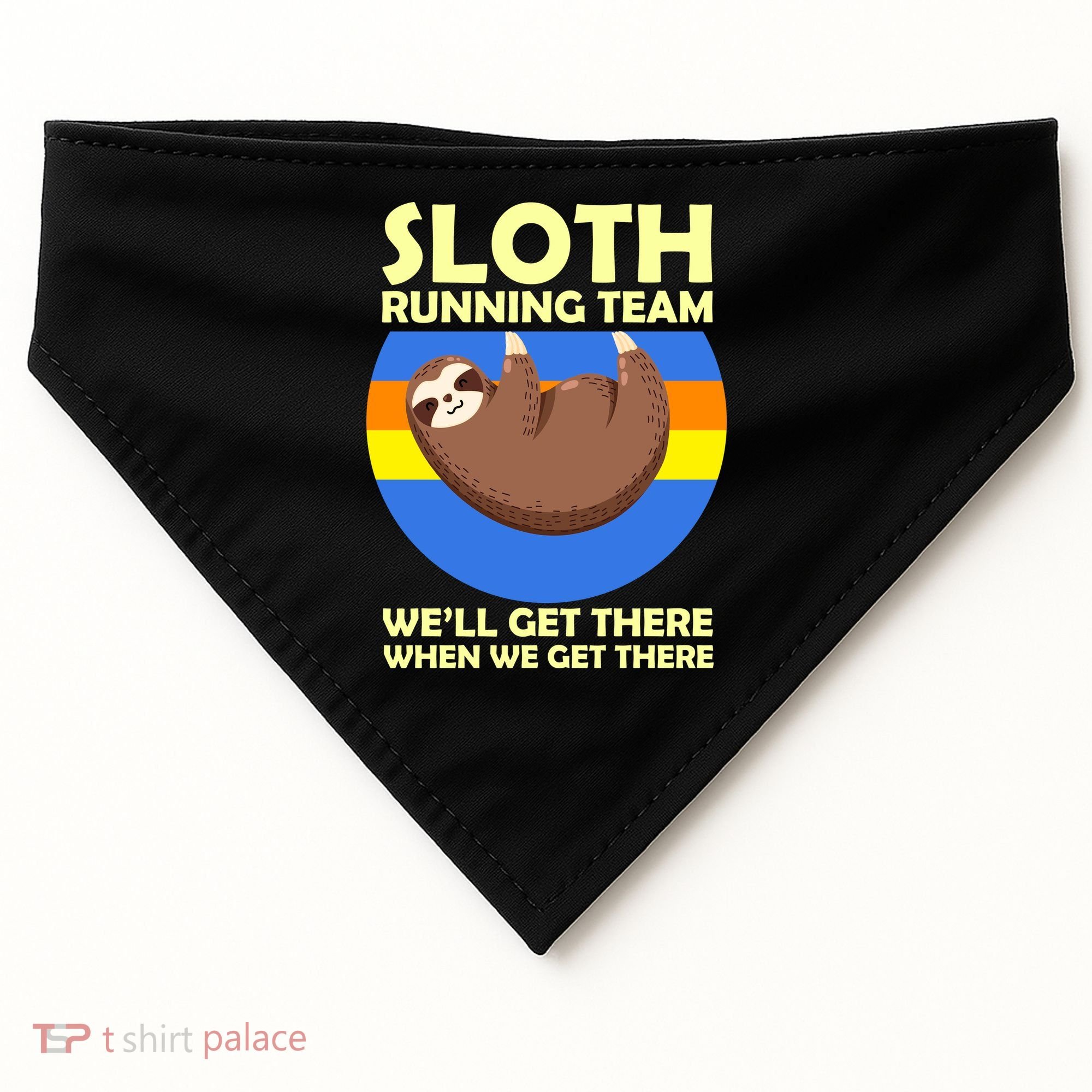 Sloth Running Team USA-Made Doggie Bandana