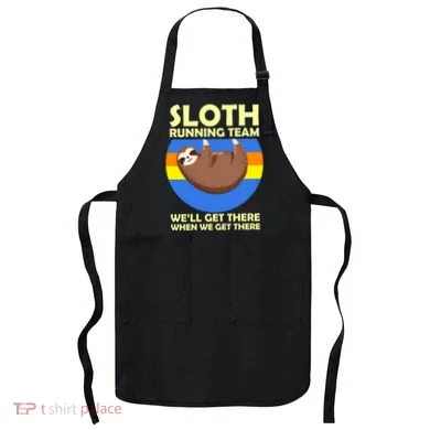 Sloth Running Team Apron