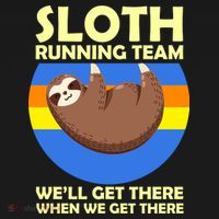 Sloth Running Team T-Shirt thumb 7