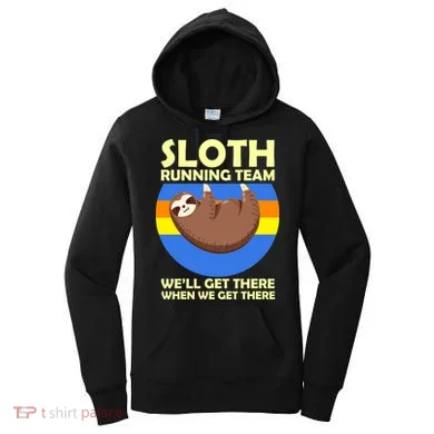 Sloth Running Team Women's Hoodie