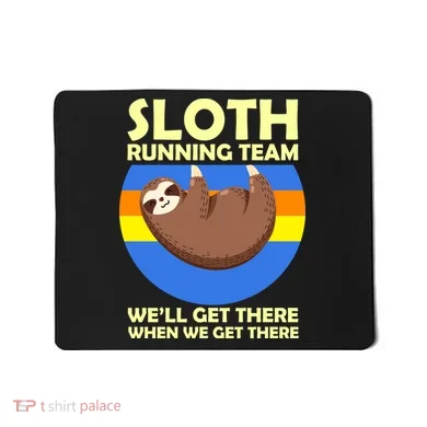 Sloth Running Team Mousepad