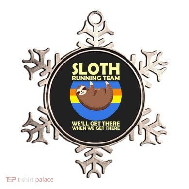 Sloth Running Team Ornament