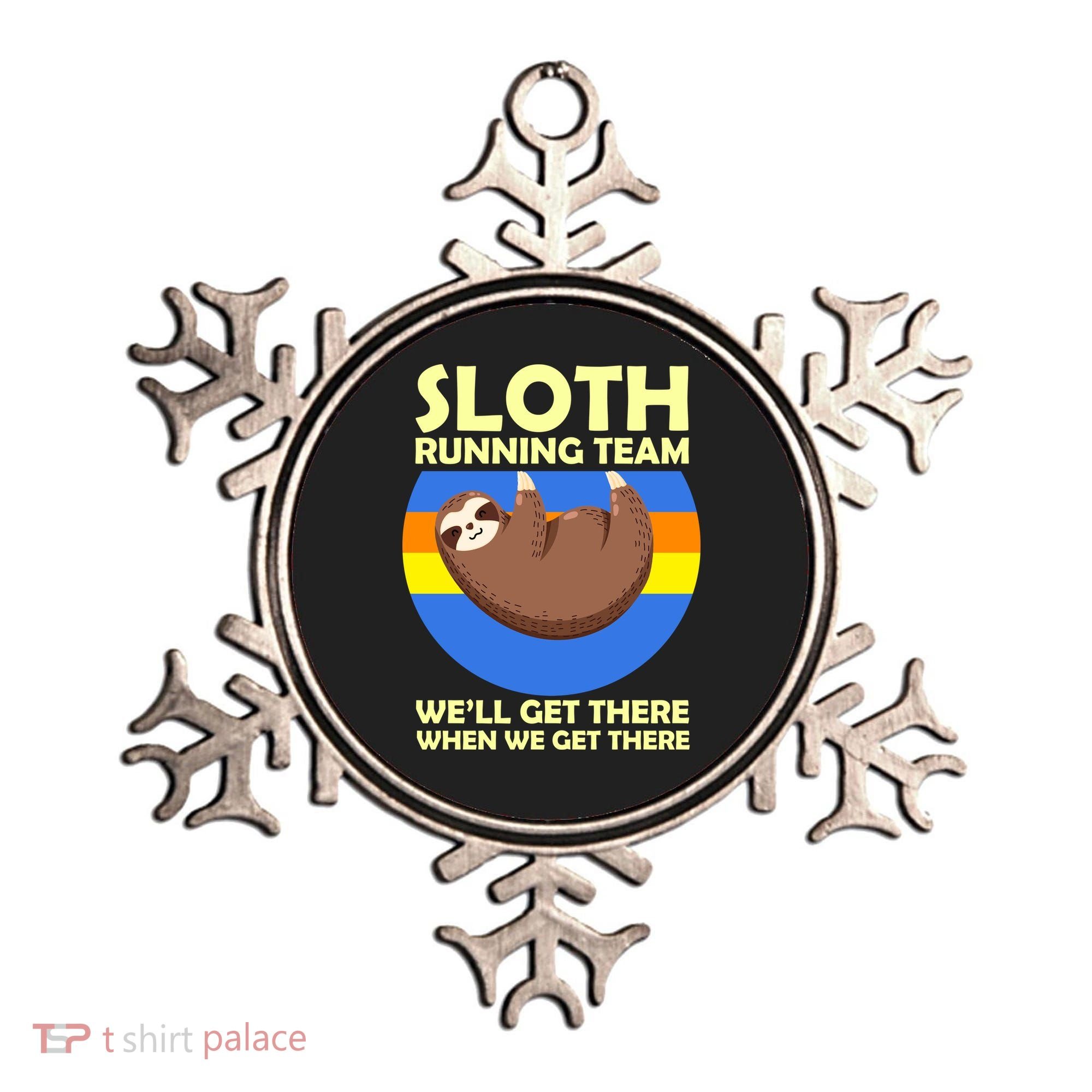 Sloth Running Team Ornament
