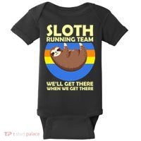 Sloth Running Team Baby Bodysuit thumb 0