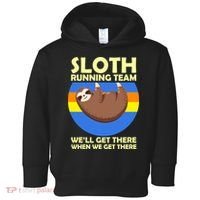 Sloth Running Team Toddler Hoodie thumb 0