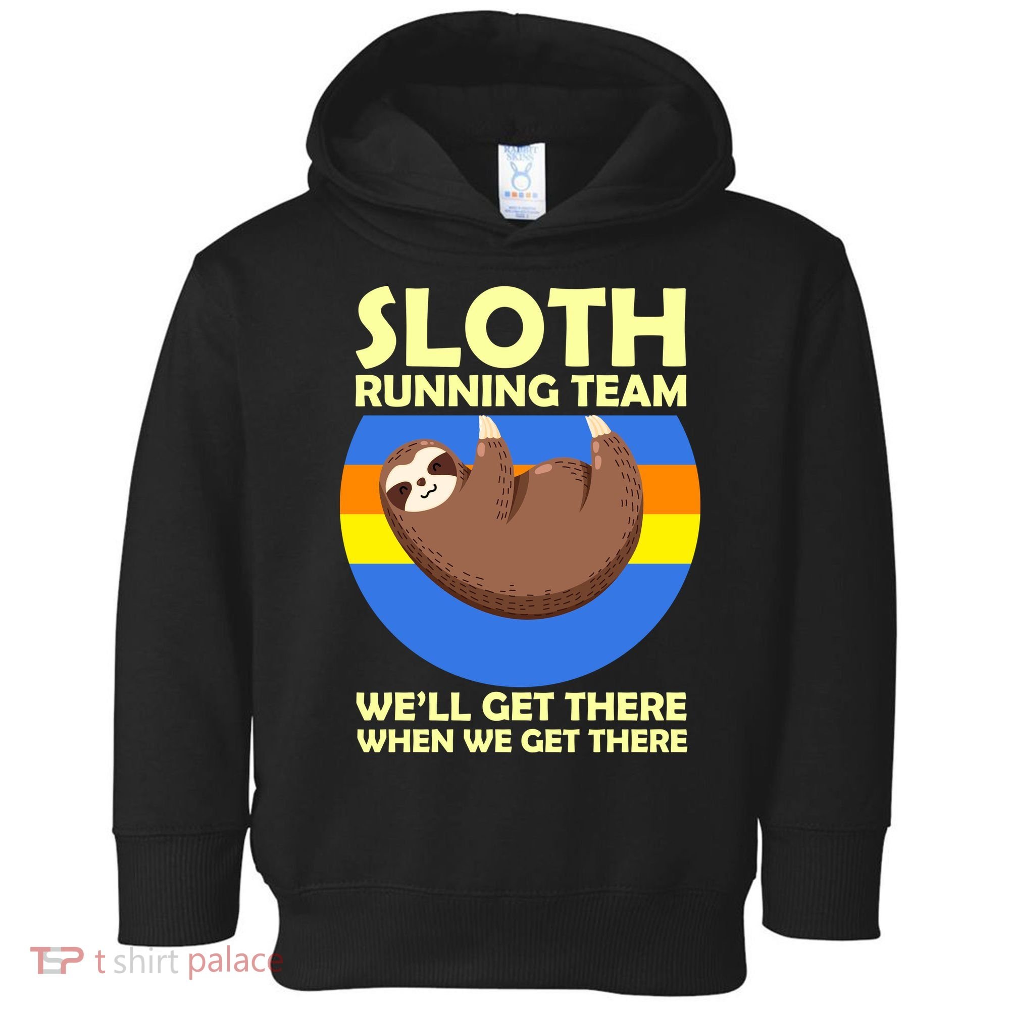 Sloth Running Team Toddler Hoodie
