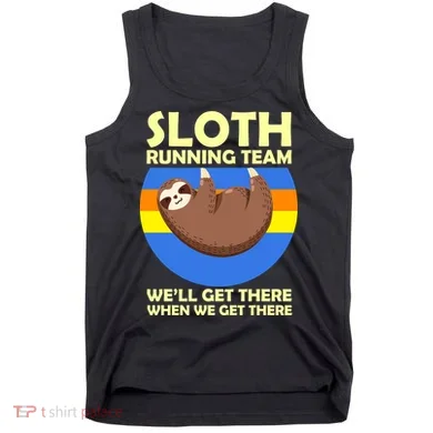 Sloth Running Team Tank Top