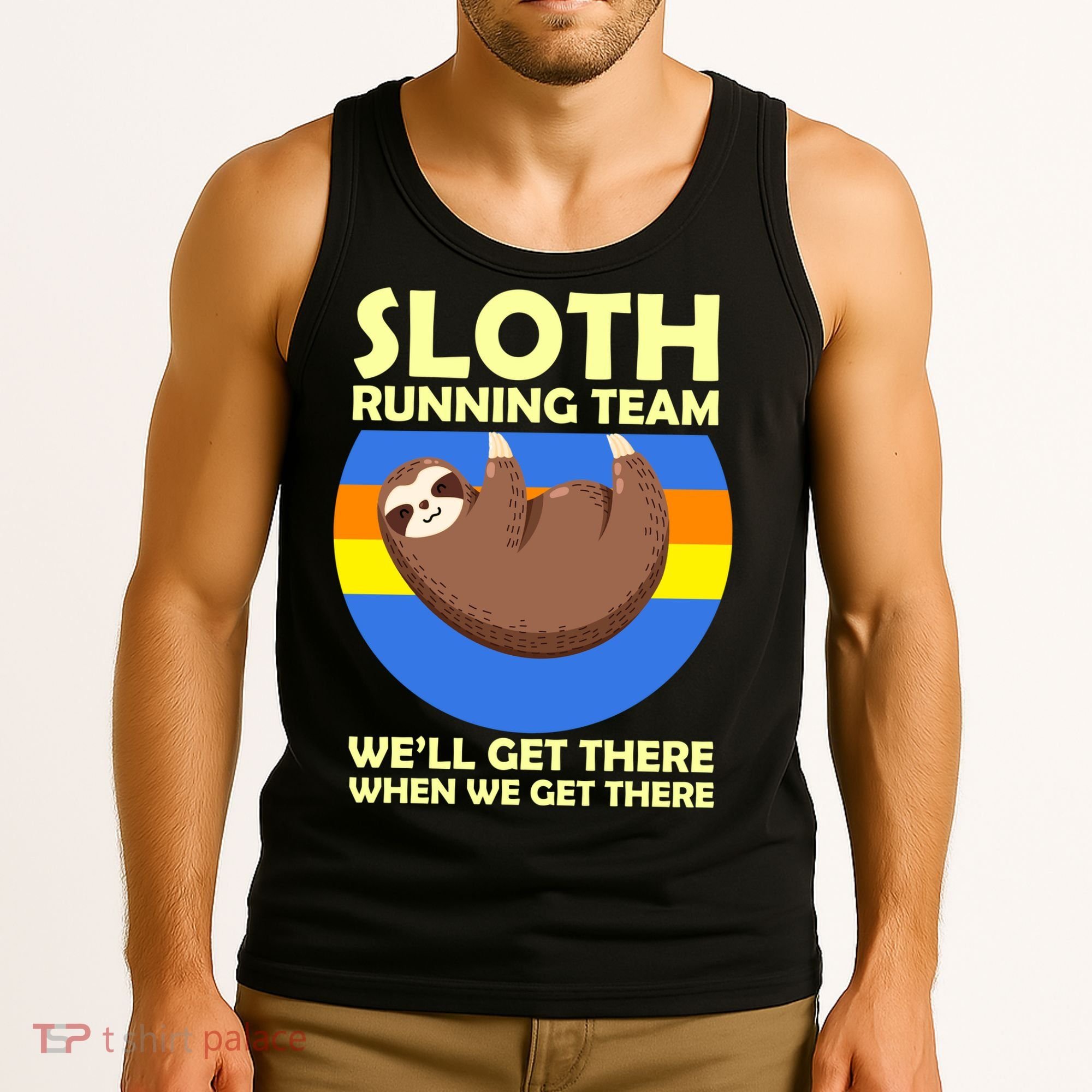 Sloth Running Team Tank Top