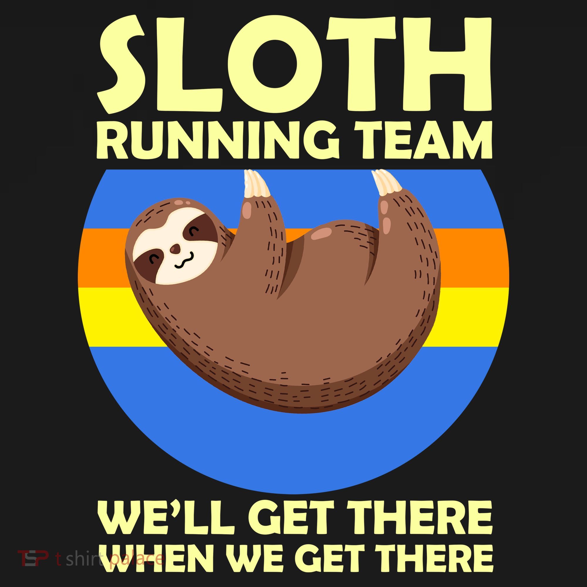 Sloth Running Team Tank Top